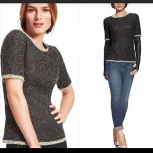 CAbi Style #542 Coco Shell Tweed Knit - S